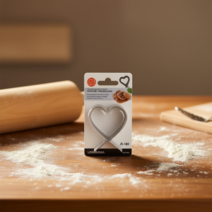 Heart <b>Cookie</b> Cutter Metal JS-189 Oven Safe Dishwasher Safe Baking <b>Tool</b> - Product Image 2