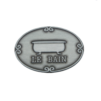 Étiquettes argentées en métal à impression personnalisée, plaques d'identification de logo industriel adhésives permanentes, étiquettes en aluminium