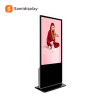 Écran tactile numérique de 65 pouces, lecteur publicitaire d'intérieur, signalisation, publicité 4K HD de haute qualité