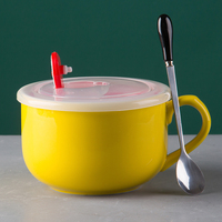 Meilleure vente tasse à café créative logo tasses en céramique avec couvercle et cuillère tasse à café personnalisée pas cher cadeau tasses fabricants en gros