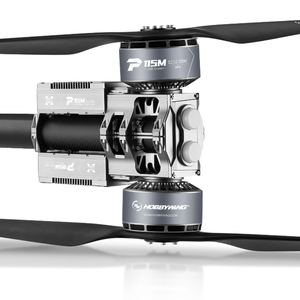 Le premier système de propulsion coaxial intégré 800V de l'industrie, Hobbywing P115M, poussée de 115 kg par axe, <span class=keywords><strong>moteur</strong></span> double, capacité de charge supérieure <span class=keywords><strong>à</strong></span> 100 kg par axe. - Product Image 1