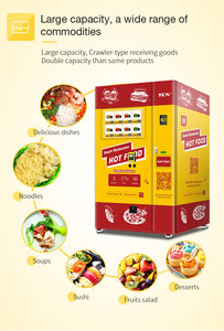 TCN Maquina Expendedora De Comida Caliente Hot Dog Hot Food Máquina <span class=keywords><strong>Vending</strong></span> com 32 Polegadas Touch Screen - Product Image 4