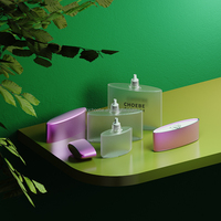 2024 nouvelle bouteille transparente portable mince soins de la peau mini crème solaire crème pour le visage bouteille vide pot cosmétique avec couvercles