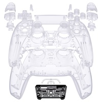 Pour le contrôleur Ps5 BDM-030/040/050 coque complète avec boutons couvercle du pavé tactile, clair personnalisé remplacer les plaques avant arrière de la coque de garniture