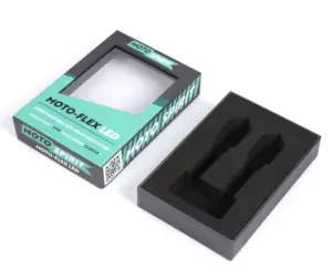 사용자 정의 인쇄 유선 이어 버드 전자 공예 제품 종이 상자 골판지 서랍 상자 포장 명확한 창
