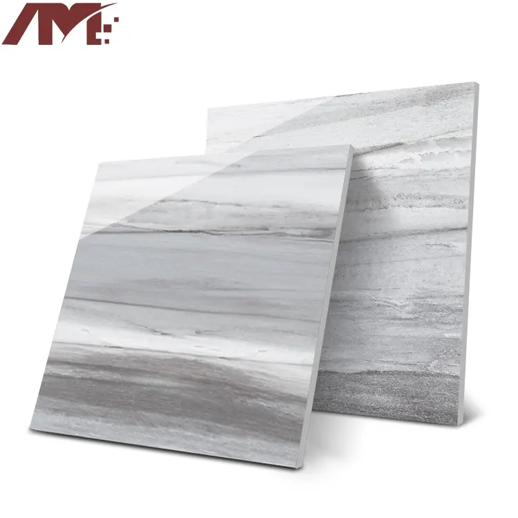 Gradient grey wall marble polished glazed porcelain floor ceramic 60x60 tiles
