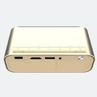 Mini projecteur intelligent M1S 200ANSI 1080P DLP Projecteur de poche portable-Batterie rechargeable intégrée et haut-parleur