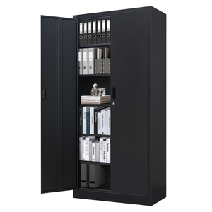 Thiết kế hiện đại 2-cửa kim loại tập tin Tủ đu cửa thép nội thất văn phòng phong cách văn phòng tủ trường kho ứng dụng - Product Image 1