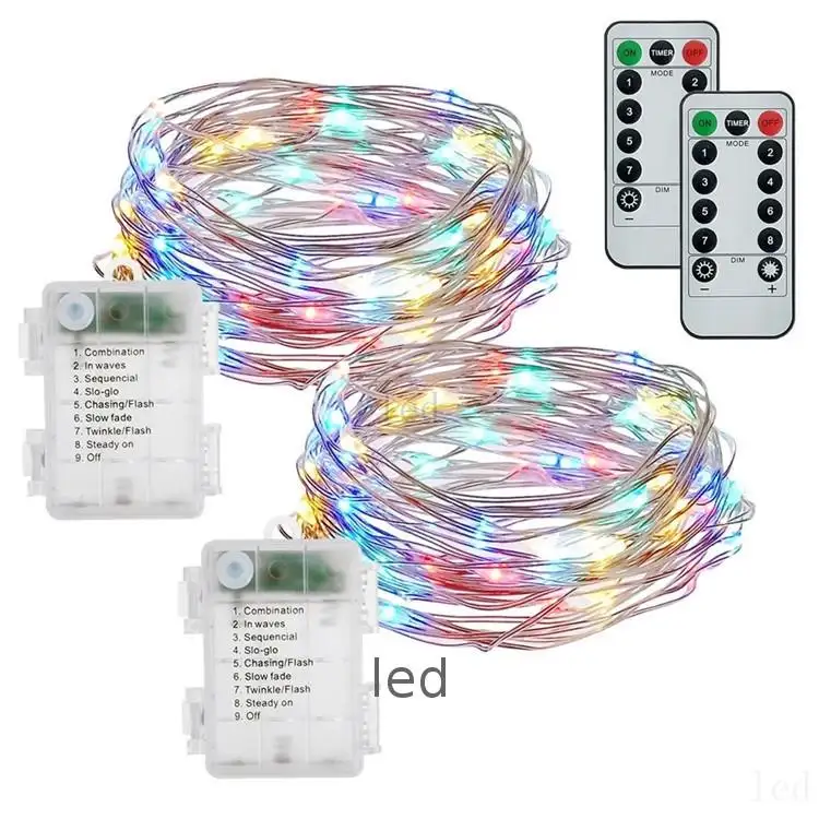 Telecomando RGB usb alimentato luci natalizie capodanno per ghirlanda domestica con telecomando alimentato da USB