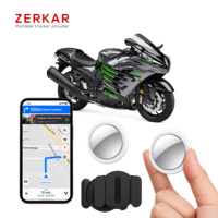 Kit de traqueurs intelligents avec support magnétique en silicone compatible avec Apple Find My, localisateur antivol dissimulé pour moto, vélo et voiture