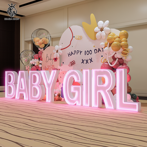 Forniture per <span class=keywords><strong>feste</strong></span> per BABY Shower, blocchi per BABY Shower in acrilico per la decorazione della festa della Baby Shower Led - Product Image 3