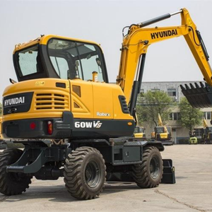 Excavadora Coreana Usada Hyundai R60WVS de 6 Toneladas con Sistema Hidráulico, Motor, Caja de Cambios y PLC en Venta - Product Image 2