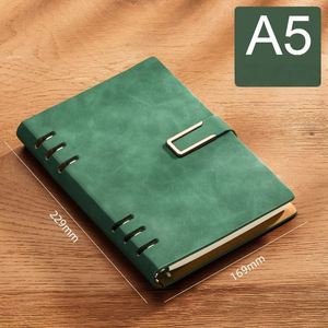 Cuaderno de Hojas Sueltas X418 A5 con Hebilla, Libreta de Negocios Minimalista de Alta Calidad para Oficina, Personalizable con Logotipo Impreso - Product Image 2