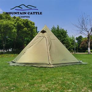 MCETO Réchaud d'<span class=keywords><strong>hiver</strong></span> pour le camping TX320PRO <span class=keywords><strong>Tipi</strong></span> <span class=keywords><strong>Tente</strong></span> chaude avec jupe de neige Olive Randonnée Camping - Product Image 3
