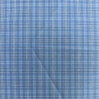 Tissu en toile à carreaux teint en fil 100 % coton, respirant, infroissable, tissé, 110 GSM, pour vêtements, pantalons, chemises