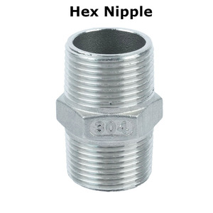 Raccords filetés YOD pour plomberie haute pression, hexagonaux 1/8 à 1 pouce NPT, pour réaménagement de conduites de <span class=keywords><strong>gaz</strong></span> GPL, HVAC, <span class=keywords><strong>en</strong></span> acier inoxydable, <span class=keywords><strong>raccord</strong></span> hexagonal - Product Image 2