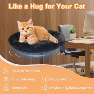 Ergonomic <b>Cat</b> Desk Bed <b>Perch</b> Clamp for Remote Workers Desktop Suspended <b>Cat's</b> Bed Nest - Product Image 4