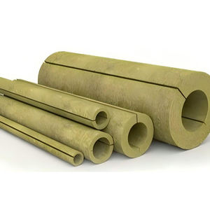 Tubo de lana de roca de cloruro bajo de alta densidad (120kg/<span class=keywords><strong>m</strong></span>³) Hoja cuadrada insonorizada anticorrosiva para aplicaciones marinas/de acería - Product Image 1