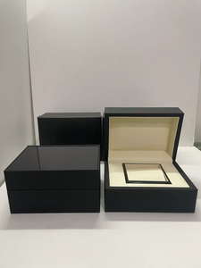 Boîtes rigides en carton noir de luxe de haute qualité avec logo personnalisé, emballage cadeau pour montre, impression dorée, nouveau design, carré personnalisé - Product Image 2