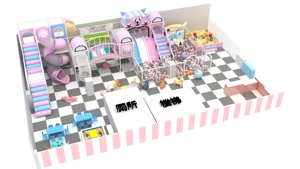 Estructuras de Juegos Infantiles Personalizadas de 220 m² para Interiores, para Centros Comerciales - Product Image 5