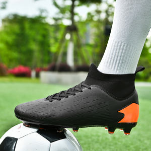 נעלי כדורגל מותאמות אישית הסיטונאי זול גבוה קרסול כדורגל נעלי כדורגל עבור גברים - Product Image 4