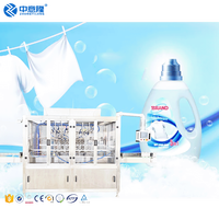 Machine de fabrication de savon liquide entièrement automatique Shampooing quotidien Produits de lavage des mains liquides Mélangeur faisant la machine de remplissage étanchéité emballage