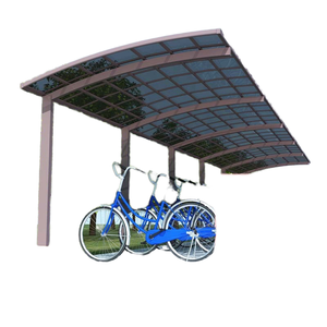Cobertizo de bicicleta para vehículo eléctrico Simple moderno, toldo de estacionamiento para garaje de coche al aire libre, unidad de presión de pila, estacionamiento comunitario de Metal para jardín - Product Image 1