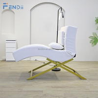 Lit de beauté ergonomique résistant de table de cils faciaux pour le salon