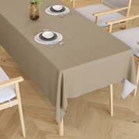 Housse de table de salle à manger anti-taches, texture douce en peau de mouton, résistante à la chaleur, réutilisable, protection de cuisine, commande en gros, fabricant