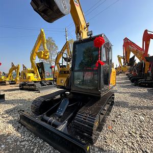 Excavatrice SANY SY95 d'occasion en gros, modèle 2023, poids opérationnel de 9,5 tonnes, capacité de la benne de 0,4 m, prix bas, moteur Isuzu - Product Image 6