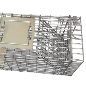 Treillis soudé galvanisé utilisé pour le piège à <span class=keywords><strong>cage</strong></span> de vison/rat/écureuil Double entrée - Product Image 2