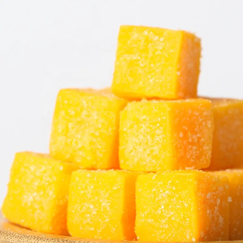 Exotik-Süßigkeiten Mangosaft Gummibonbons Originalgeschmack130 g Fruchtgeschmack gelee-Süßigkeiten Großhandel mango gummibärchen gelee-Früchte Snacks