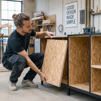 Panneau OSB professionnel 9-25 mm 1220x2440 mm, qualité E1, panneau stratifié structurel pour la décoration et la construction de meubles d'intérieur