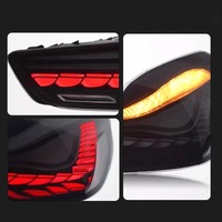 Feux arrière HETOP F06 F12 F13 2010-2017 Série 6 Mise à niveau du feu arrière LED Feux arrière Plug and Play DRL Modifié Écailles de dragon pour BMW