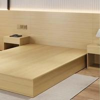 Brandneue Moderne Maßgefertigte Hochwertige Hotelbetten Holzpaneel Schlafzimmermöbel für Hotels und Apartments