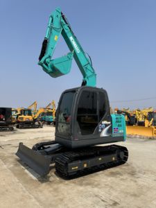 <strong>Kobelco</strong> SK75 Used Excavator 2023 Model 0.2m Bucket Crawler Machine Japan Components PLC Gearbox Engine Sale - Product Image 4