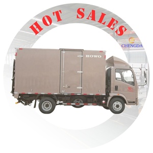 Nuevo 4*2 4*4 Ruedas motrices Camiones diésel Sinotruk Howo 3 5 Ton 8 Tons Mini Light Closed Van Box Camión de carga a la <span class=keywords><strong>venta</strong></span> - Product Image 1
