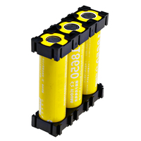 Support de batterie 18650 AAA personnalisé gratuit, accessoire 1x3 en ABS PC ignifuge