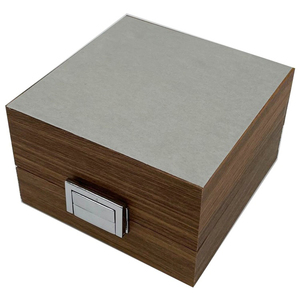 Cửa Sổ Trong Suốt Hiển Thị Hộp Tùy Chỉnh Sang Trọng Vuông Bằng Gỗ Hộp Đồng Hồ Đôi Đồng Hồ Quà Tặng Bao Bì Hộp - Product Image 5