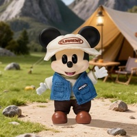 100% Original Miniso Mickey Mouse OOTD Quotidien Mode Figurines en Vinyle et Peluche Boîte Mystère Porte-clés en Vinyle Anime Dessin Animé Boîte Mystère Cadeaux
