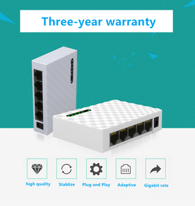 5 10/100/Mbps <span class=keywords><strong>RJ45</strong></span> Ports commutateur ethernet internet boîtier en plastique commutateur ethernet 5 ports mini commutateur ethernet - Product Image 3