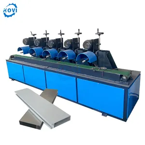 Fully automatic industrial aluminum iron sheet Plate square pipe polishing machine metal parts deburring machine
