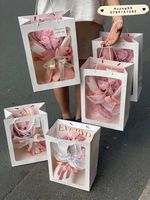 Boîte à fleurs avec logo personnalisé Emballage de luxe écologique pour fleuristes boutiques de cadeaux