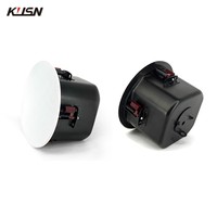 Tweeter coaxial 8 pouces + 1 "80W haut-parleur de plafond coaxial système de sonorisation haut-parleur de qualité sonore parfaite pour hôtel école centre commercial