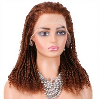 Perruque en cheveux humains Remy bouclés coupés 13*4 avec dentelle transparente sans colle, densité 150% pour femmes, approvisionnement direct usine
