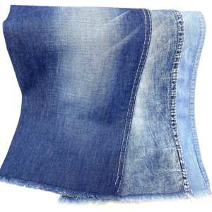 Tela <span class=keywords><strong>Denim</strong></span> de Algodón Orgánico con Tinte Natural Certificado al por Mayor, 100% Algodón, 4-5 oz, Tela <span class=keywords><strong>Denim</strong></span> Ligera - Product Image 6