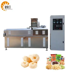 full automatic processing machinery line for corn puff snack food extruded corn puffs snacks making production machine