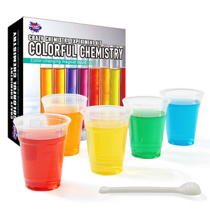 Kit d'éducation scientifique de chimie des couleurs ensemble de chimie fou jouets STEM expériences Kit scientifique pour enfants Cool garçon anniversaire de noël - Product Image 3