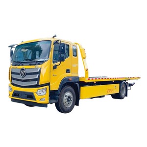 Camión Grúa de Plataforma Plana Foton de 8 y 10 Toneladas, Listo para Enviar, Camión de Remolque de Plataforma Deslizante de 8t, Precio de Fábrica - Product Image 1