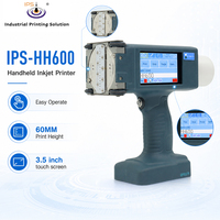 Impresora de Codificación de Caracteres Grandes IPS-HH600, Impresora Portátil de Formato Grande, Impresora de Inyección de Tinta de Matriz de Puntos para Madera